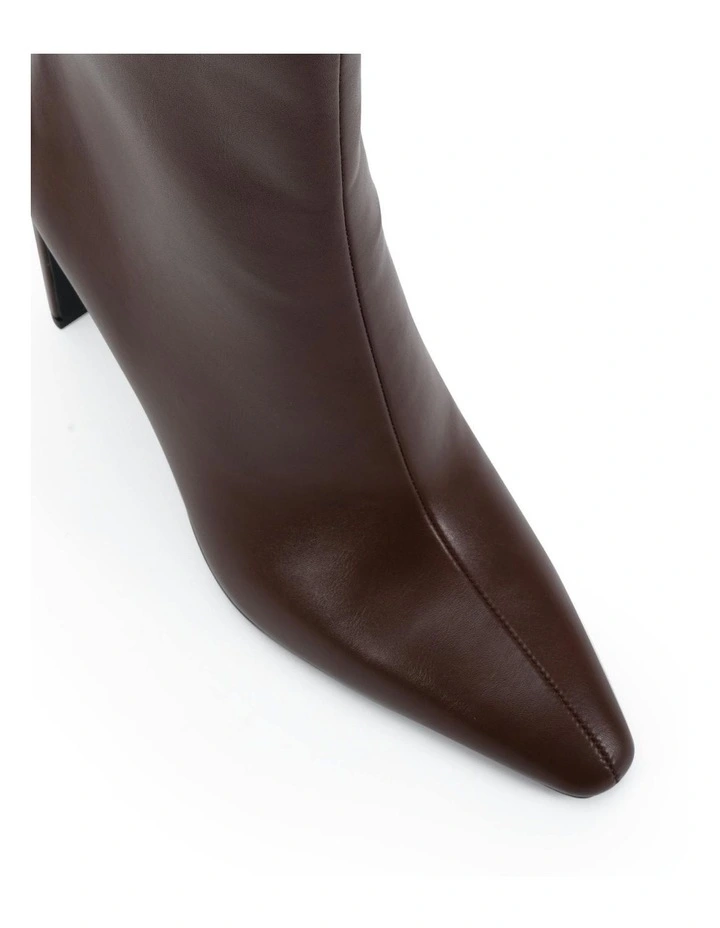 Korina Ankle Boots in Milk Chocolate image 4