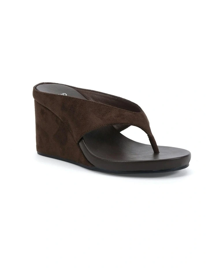Yoasobi Sandals in Espresso Suede image 2