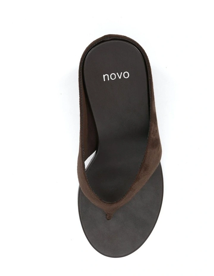 Yoasobi Sandals in Espresso Suede image 5