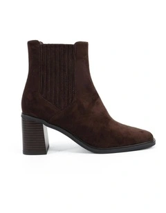 Deft Ankle Boots in Espresso Suede