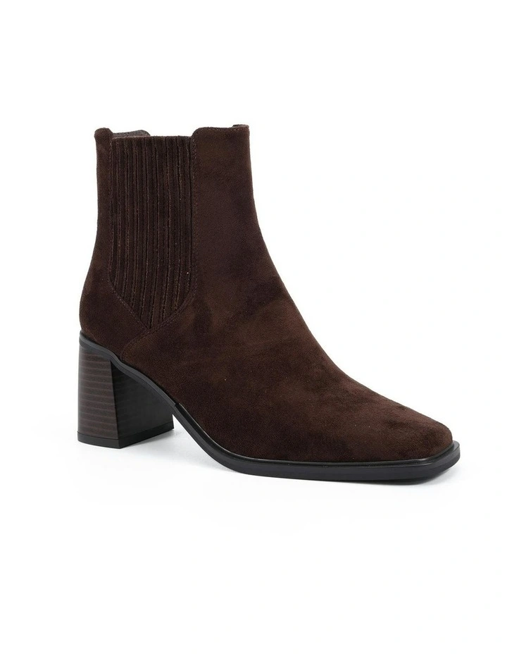 Deft Ankle Boots in Espresso Suede image 2