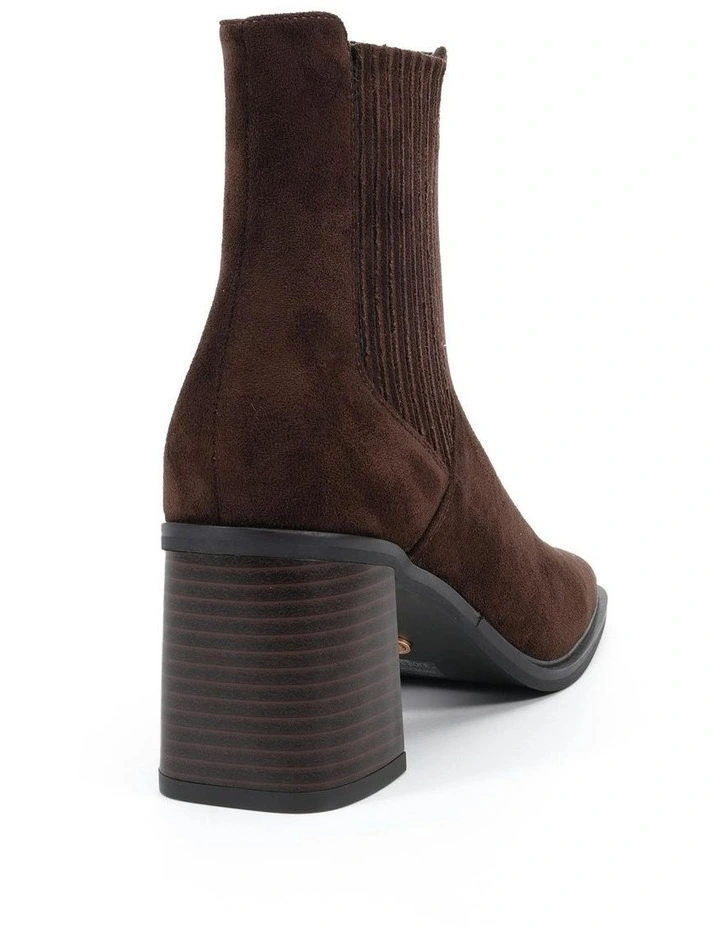 Deft Ankle Boots in Espresso Suede image 3