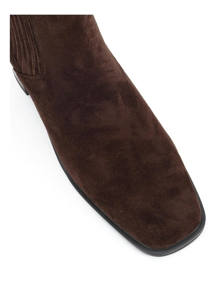 Deft Ankle Boots in Espresso Suede image 4