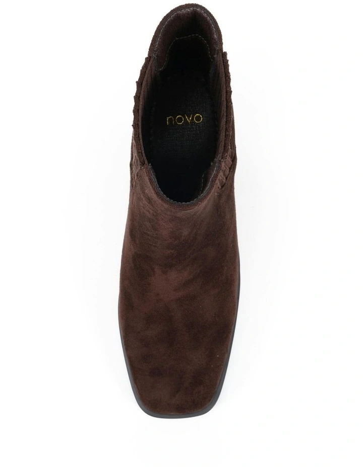 Deft Ankle Boots in Espresso Suede image 5