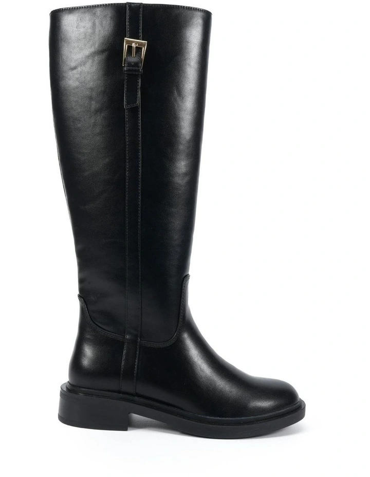 Jollie Long Boots in Black Smooth image 1