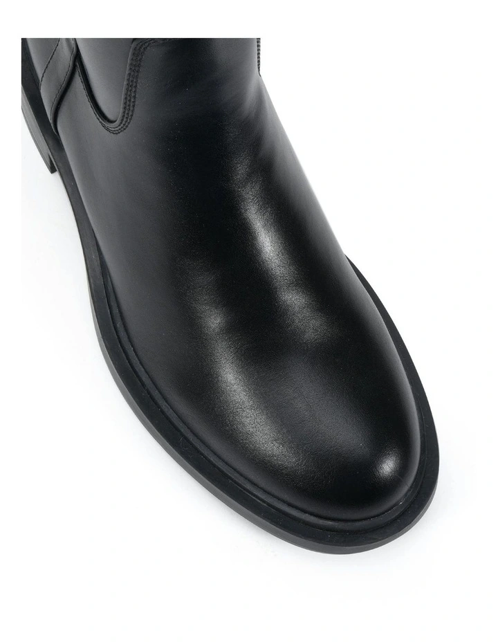 Jollie Long Boots in Black Smooth image 4
