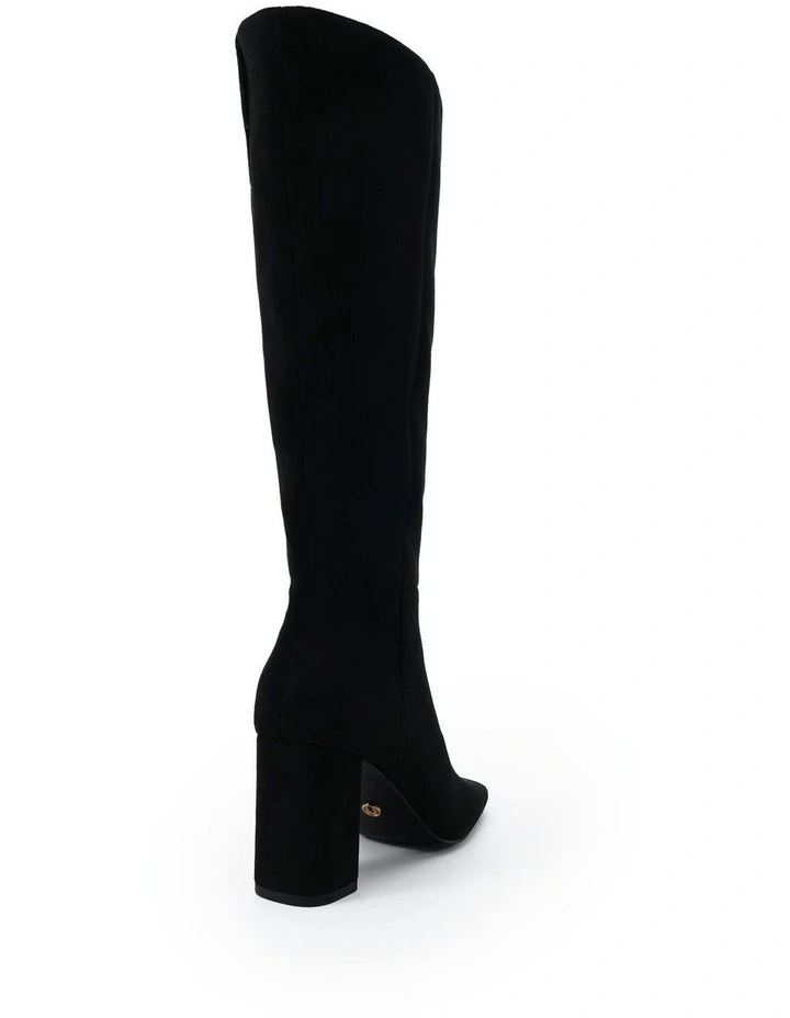 Kaiser Boots in Black Suede image 3