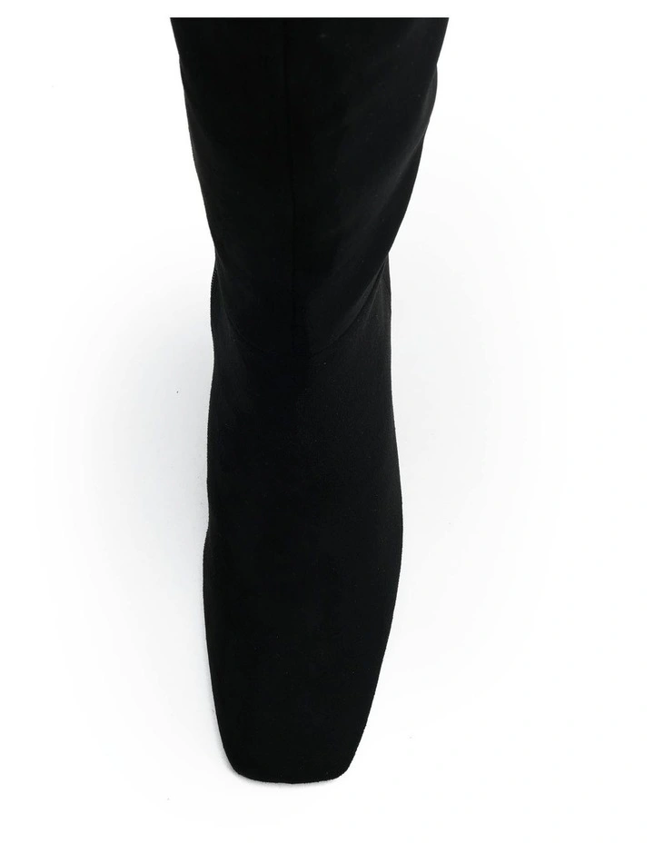 Kaiser Boots in Black Suede image 5