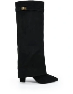 Osher Boots in Black Suede