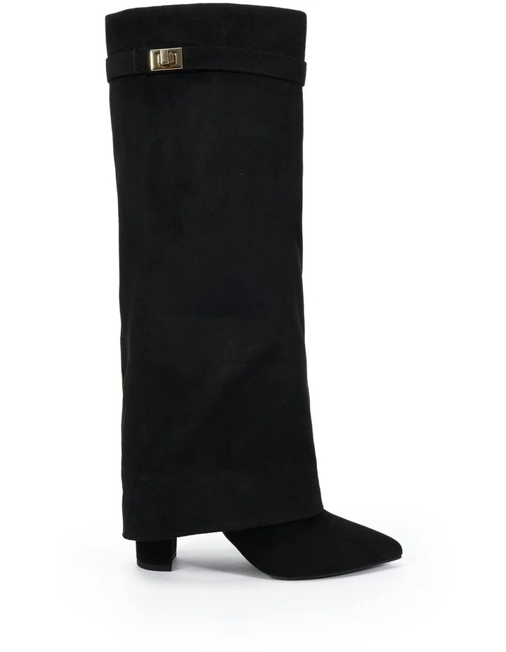 Osher Boots in Black Suede image 1