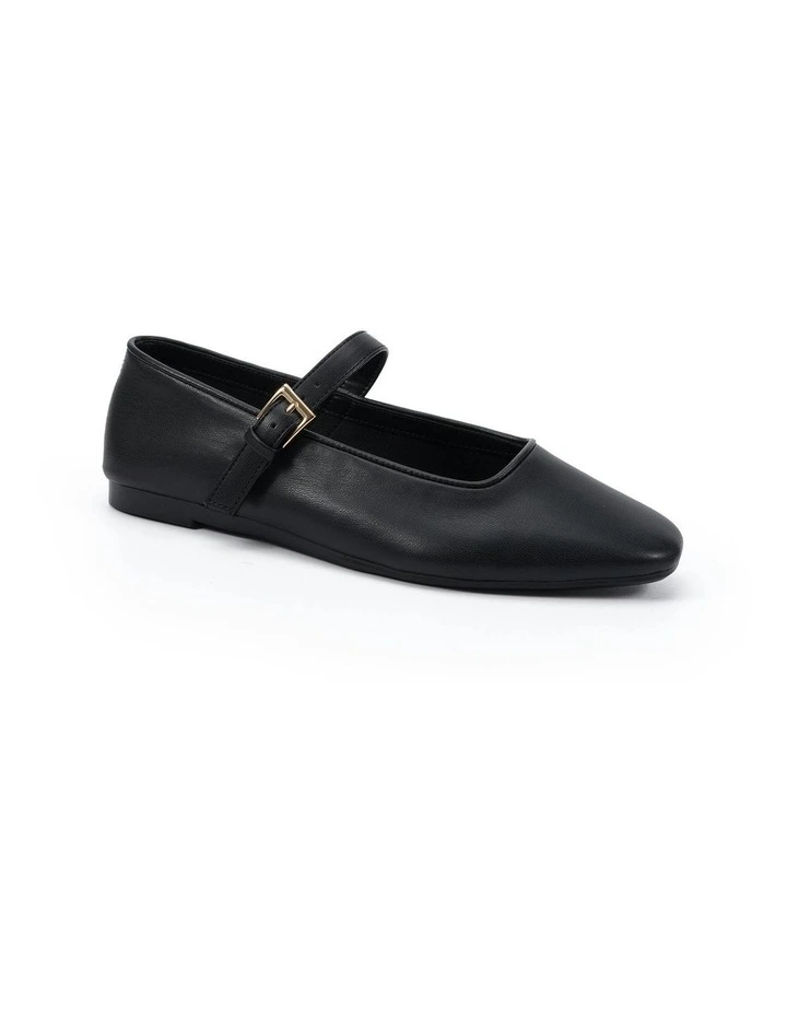 Calmly Ballet Flats in Black image 2