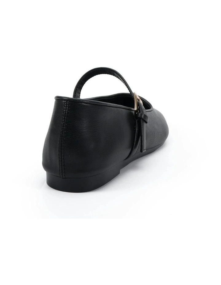 Calmly Ballet Flats in Black image 3