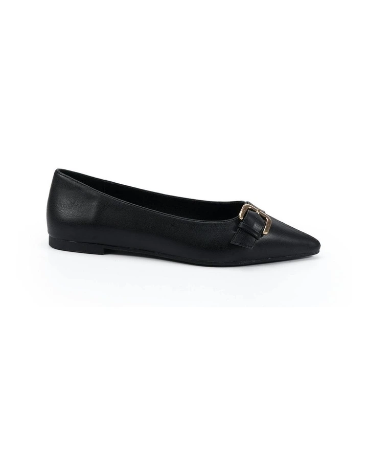 Catty Ballet Flats in Black image 1