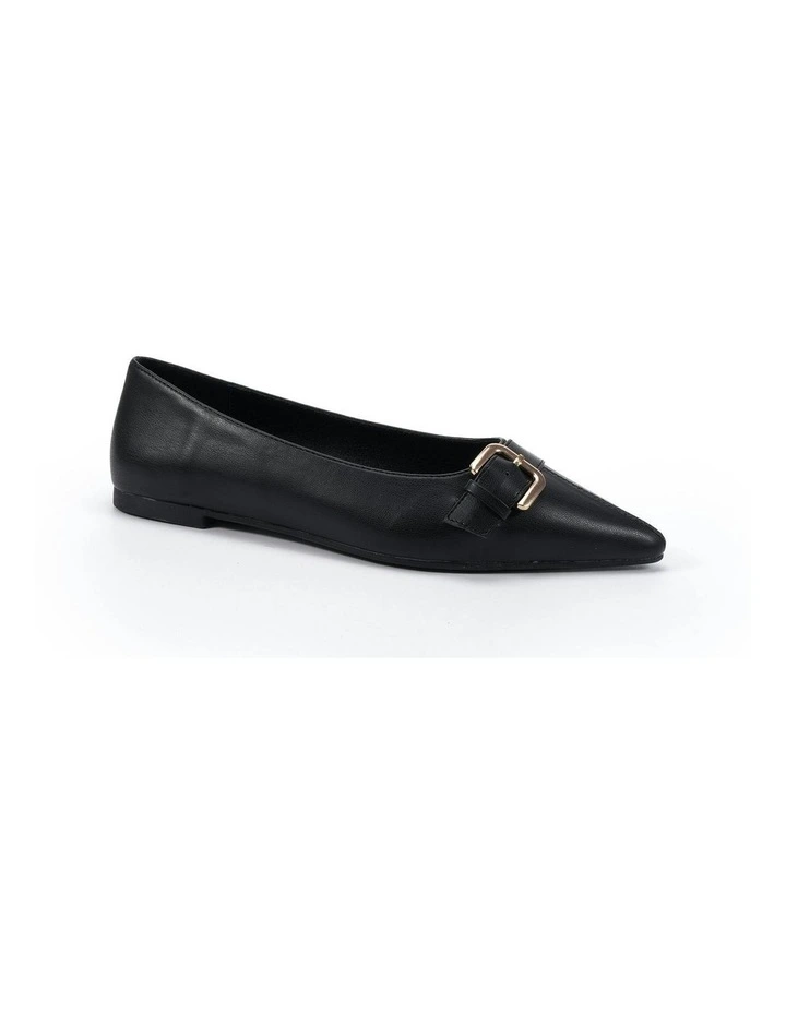 Catty Ballet Flats in Black image 2
