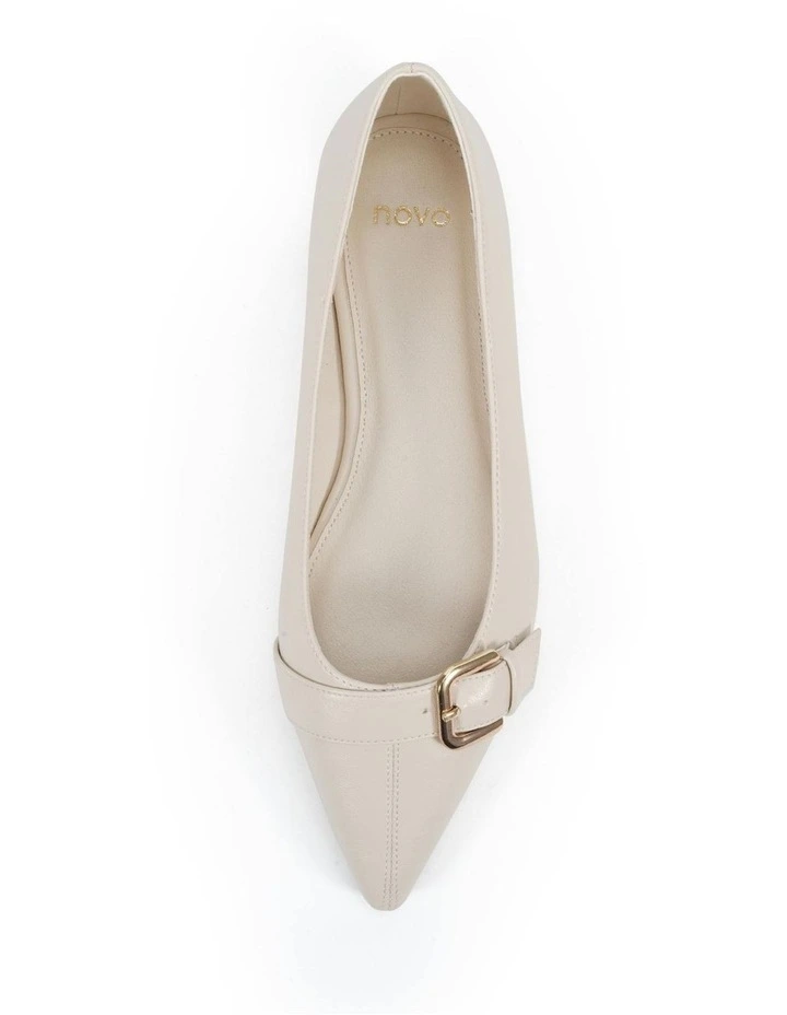 Catty Ballet Flats in Cream image 5