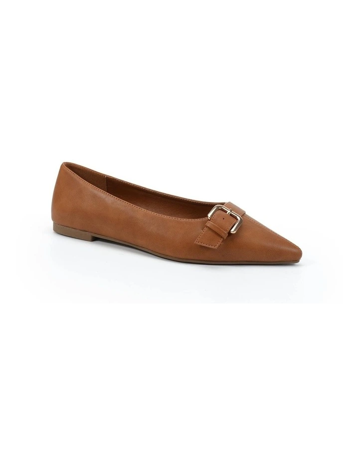 Catty Ballet Flats in Pecan image 2