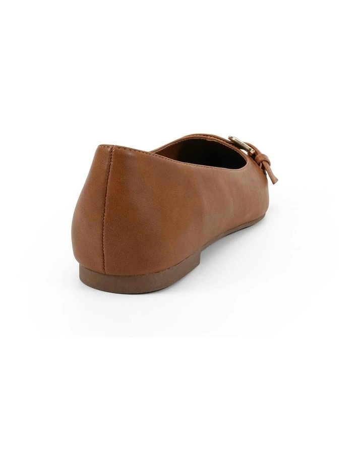 Catty Ballet Flats in Pecan image 3