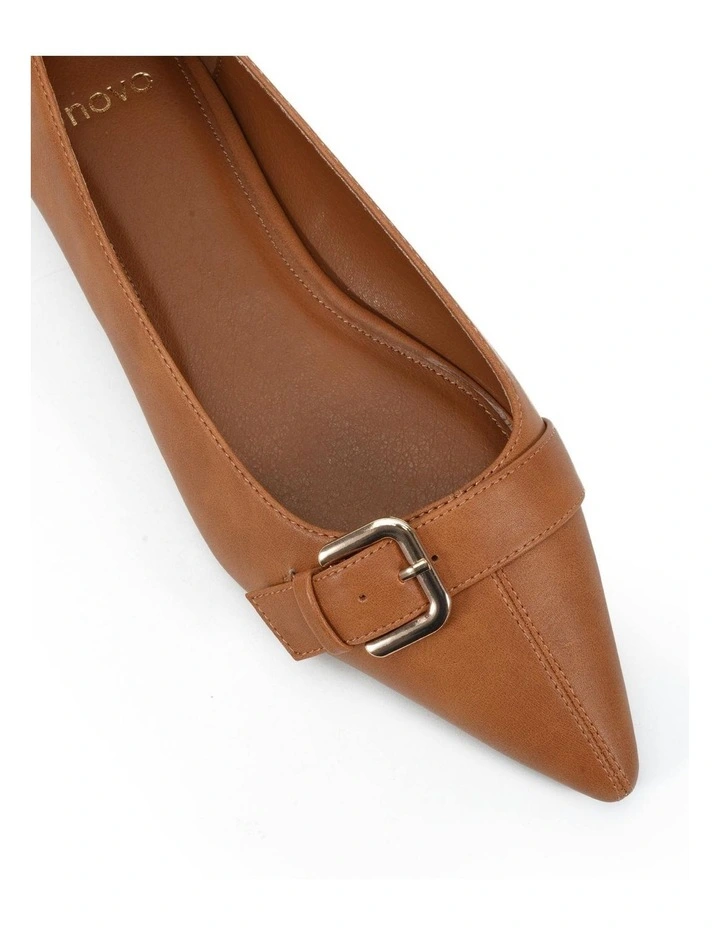 Catty Ballet Flats in Pecan image 4