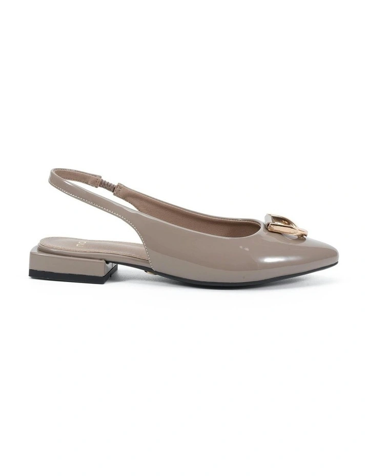 Chilly Ballet Flats in Dove Patent image 1