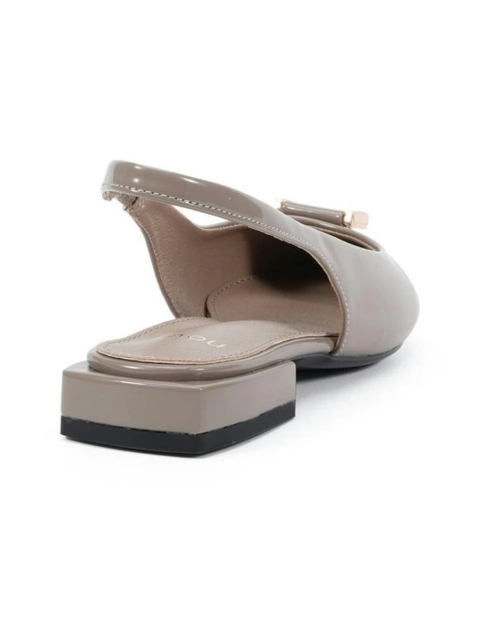 Chilly Ballet Flats in Dove Patent image 2