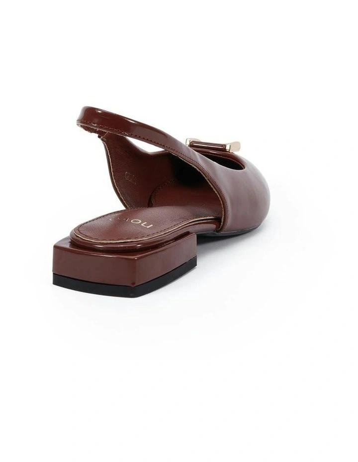 Chilly Ballet Flats in Plum Patent image 3