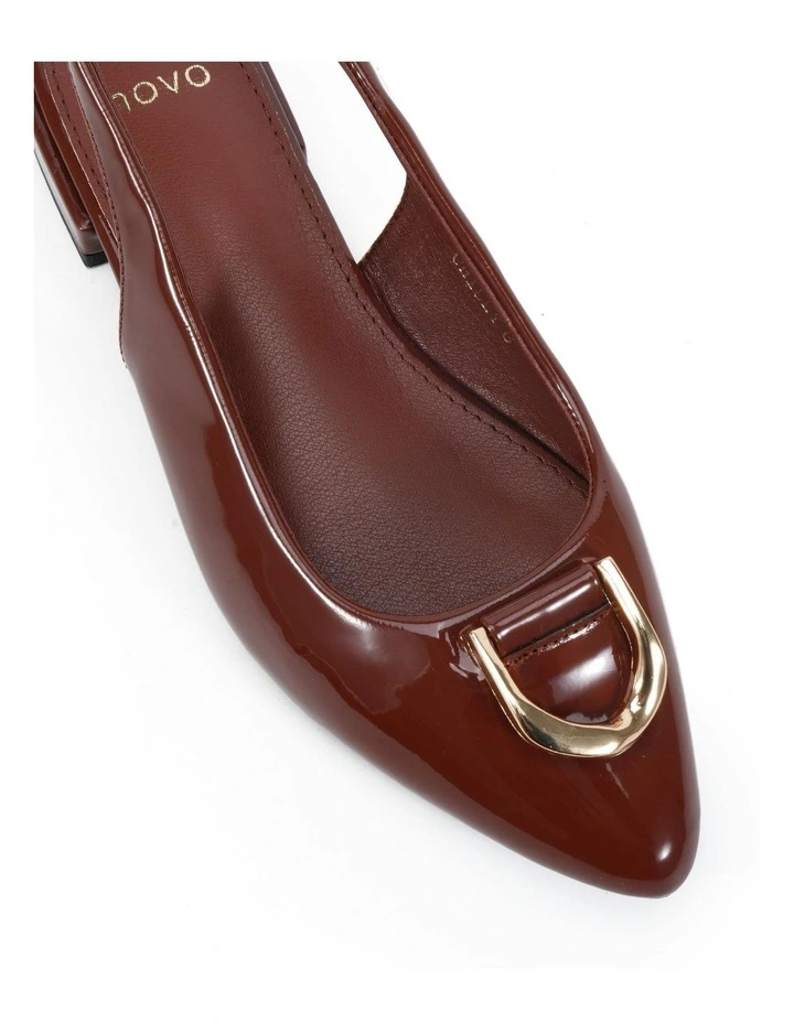 Chilly Ballet Flats in Plum Patent image 4