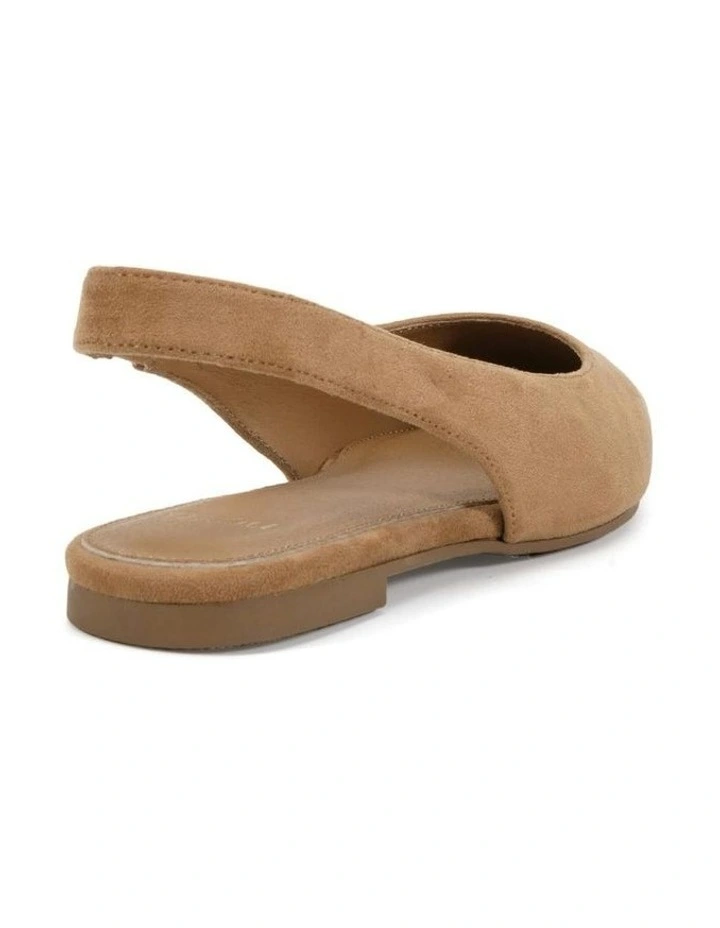 Chip Ballet Flats in Biscoff Suede image 3