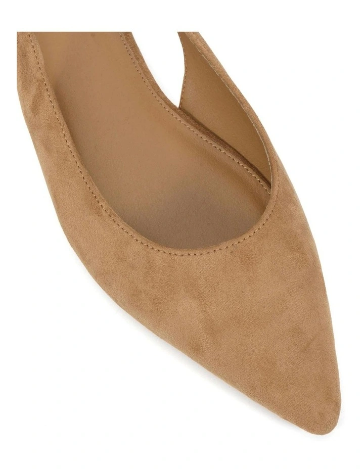 Chip Ballet Flats in Biscoff Suede image 4
