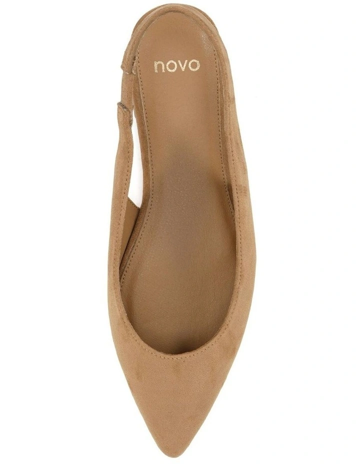 Chip Ballet Flats in Biscoff Suede image 5