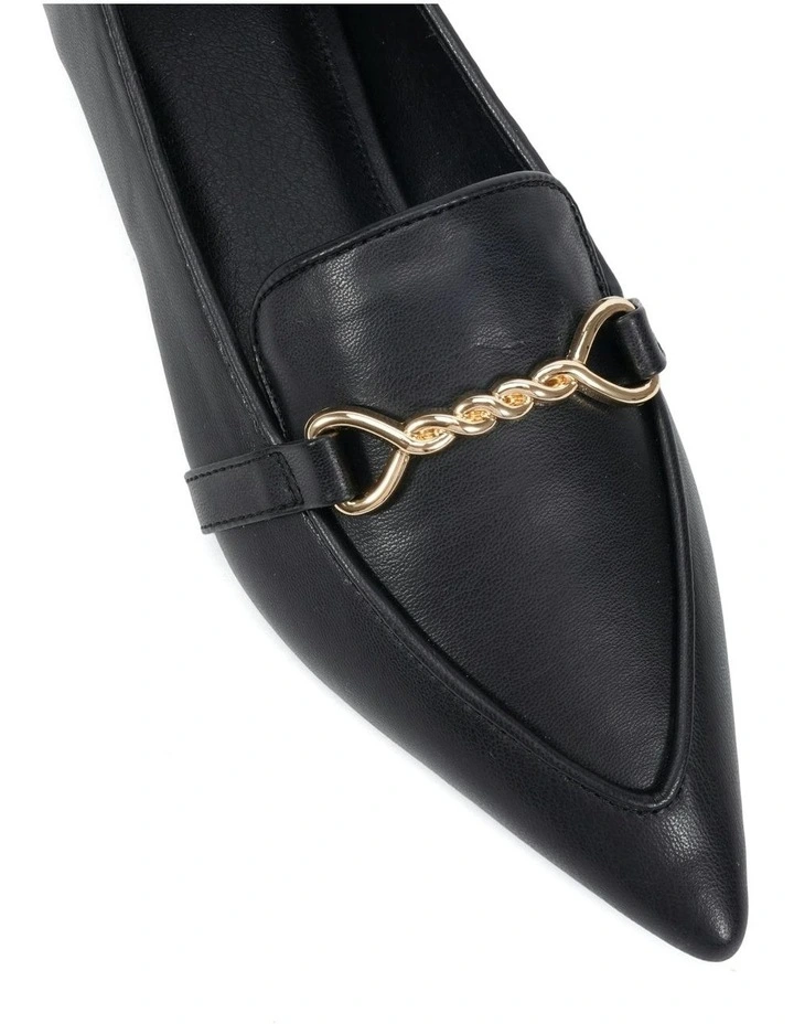 Cleve Flats in Black Smooth image 4