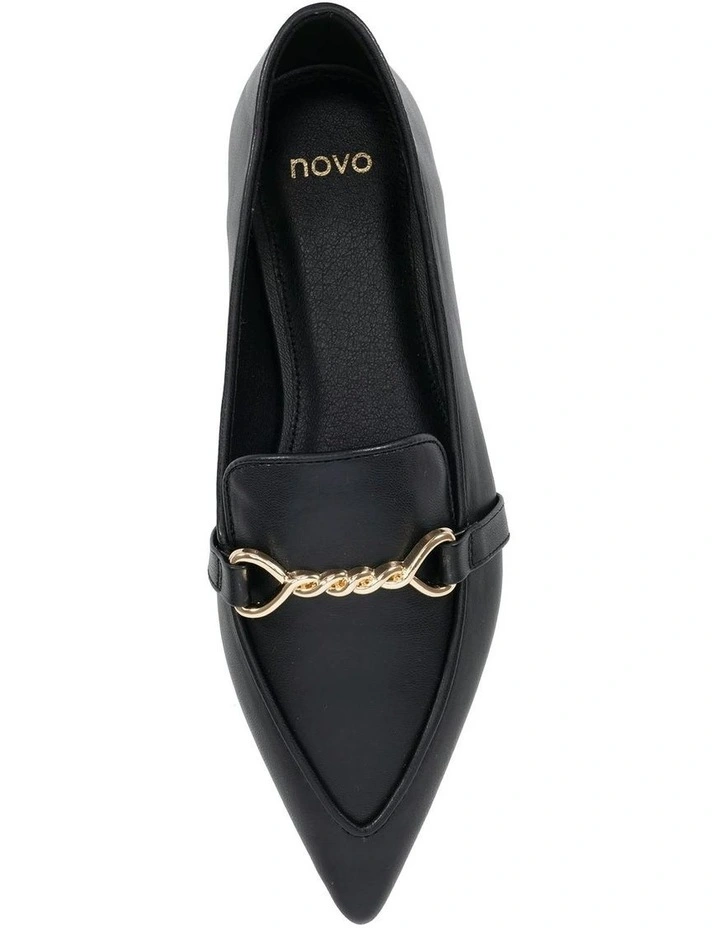 Cleve Flats in Black Smooth image 5