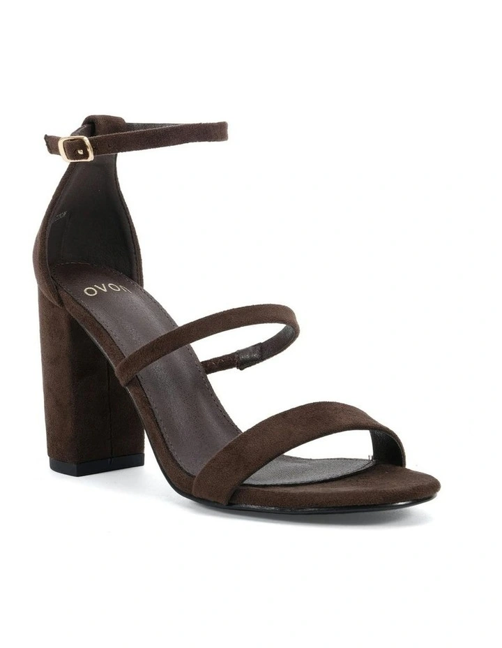 Montague Heels in Espresso Suede image 2