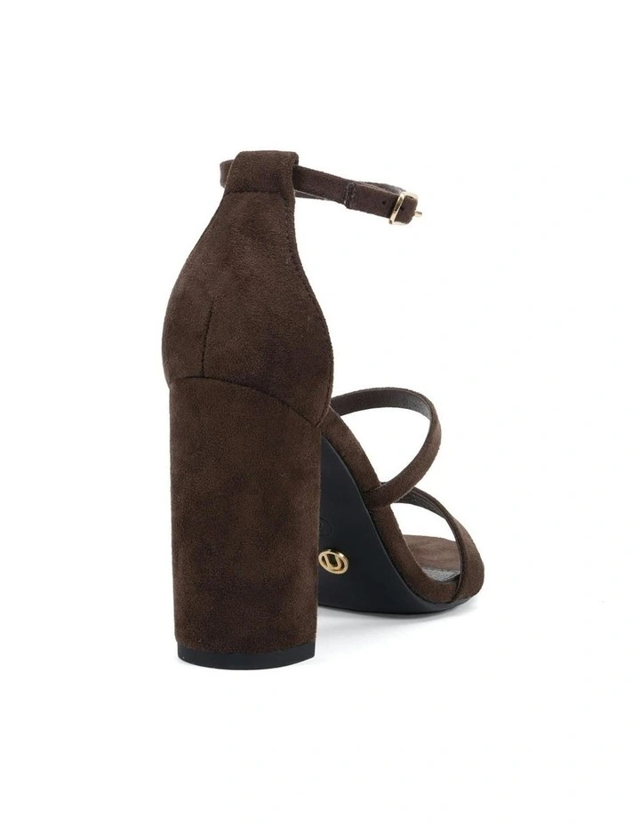 Montague Heels in Espresso Suede image 3