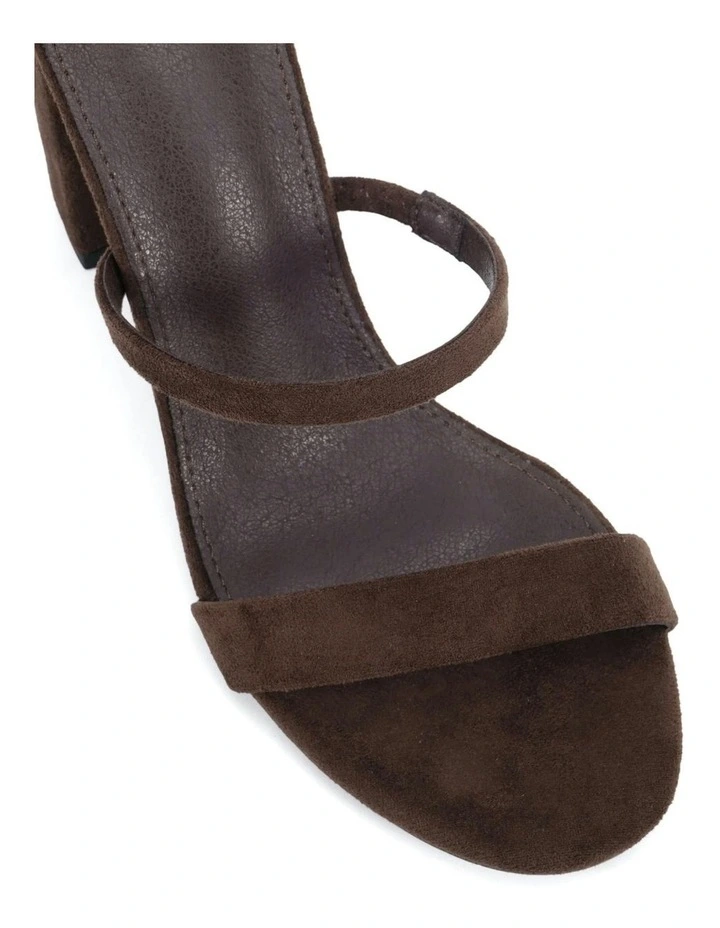 Montague Heels in Espresso Suede image 4