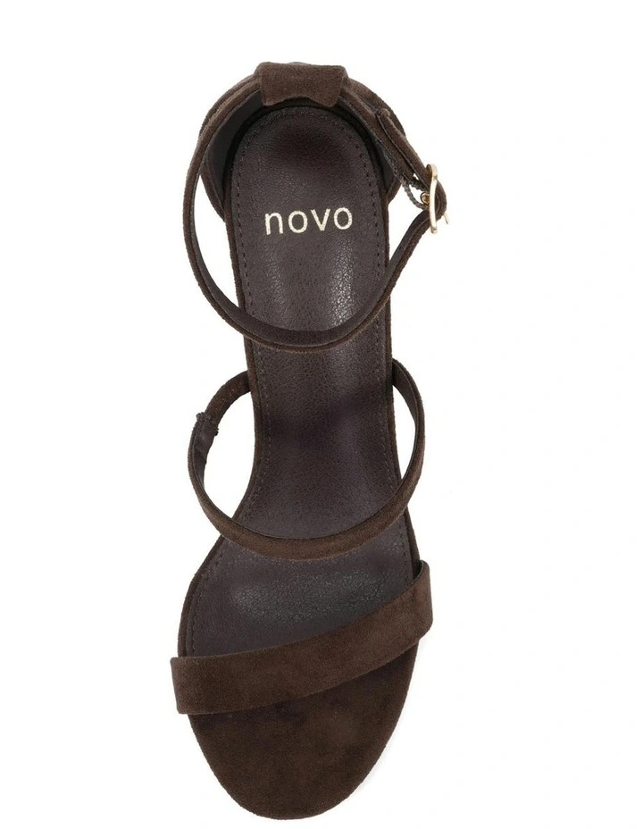 Montague Heels in Espresso Suede image 5