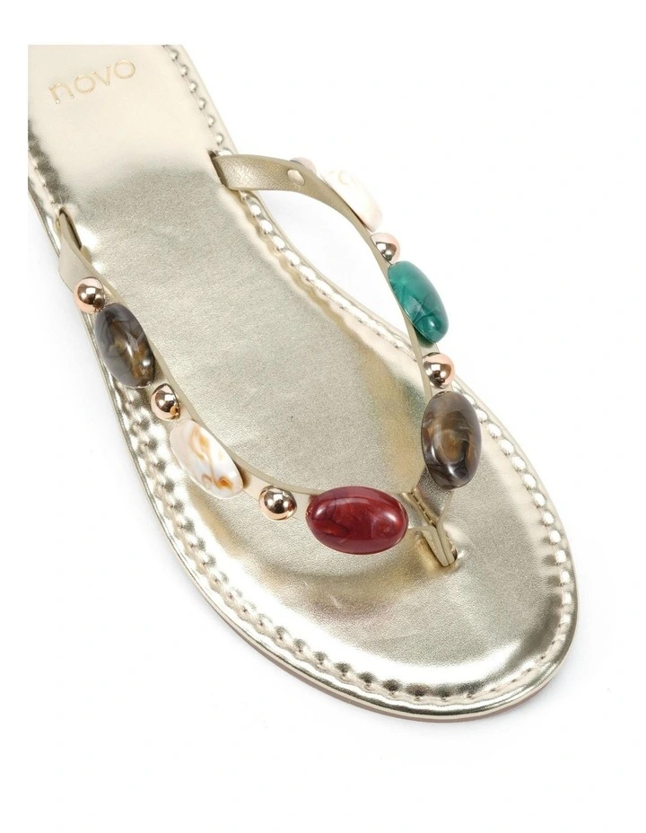 Seem Sandals in Gold image 4