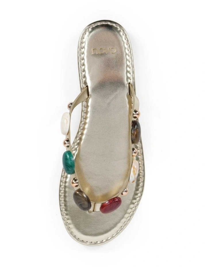 Seem Sandals in Gold image 5