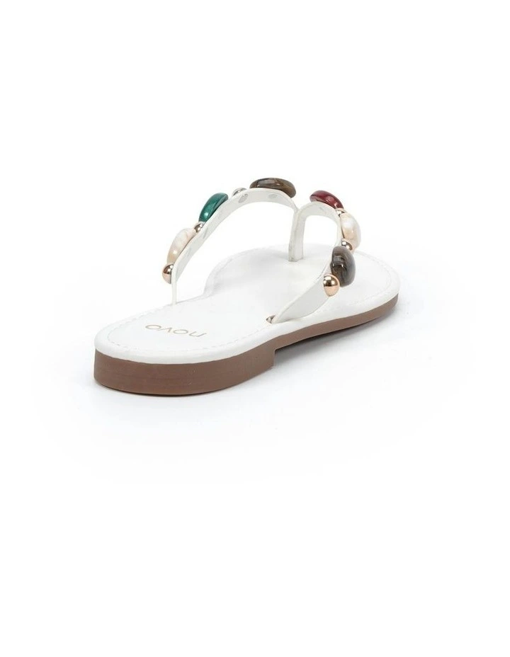 Seem Sandals in White image 3