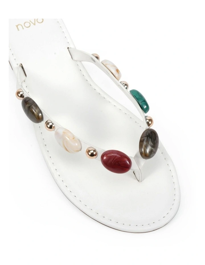 Seem Sandals in White image 4