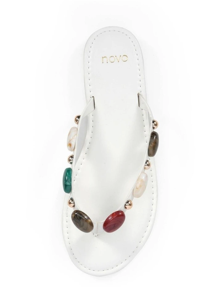 Seem Sandals in White image 5