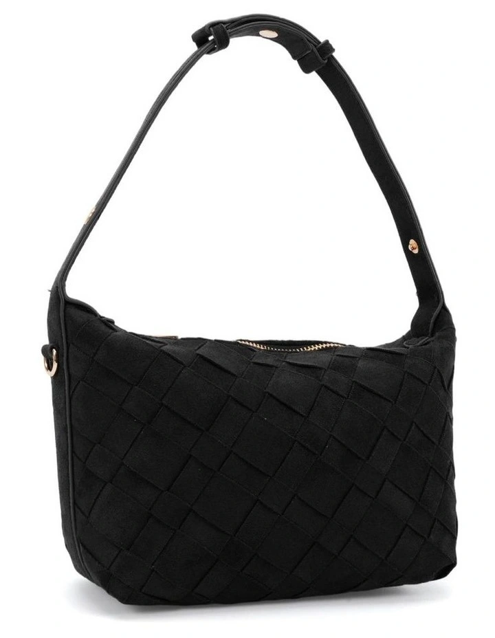 Apo Bag in Black Suede image 1