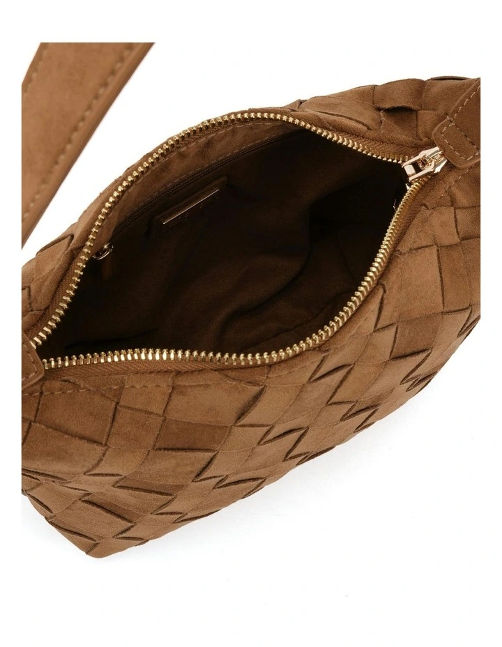Apo Bag in Caramel Suede image 3