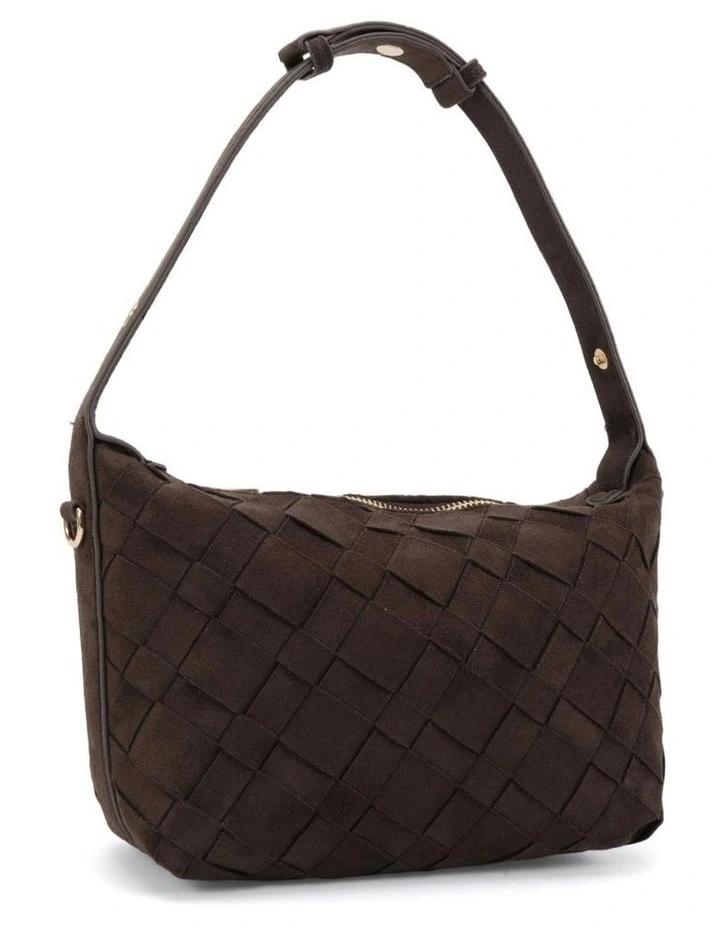 Apo Bag in Espresso Suede image 1