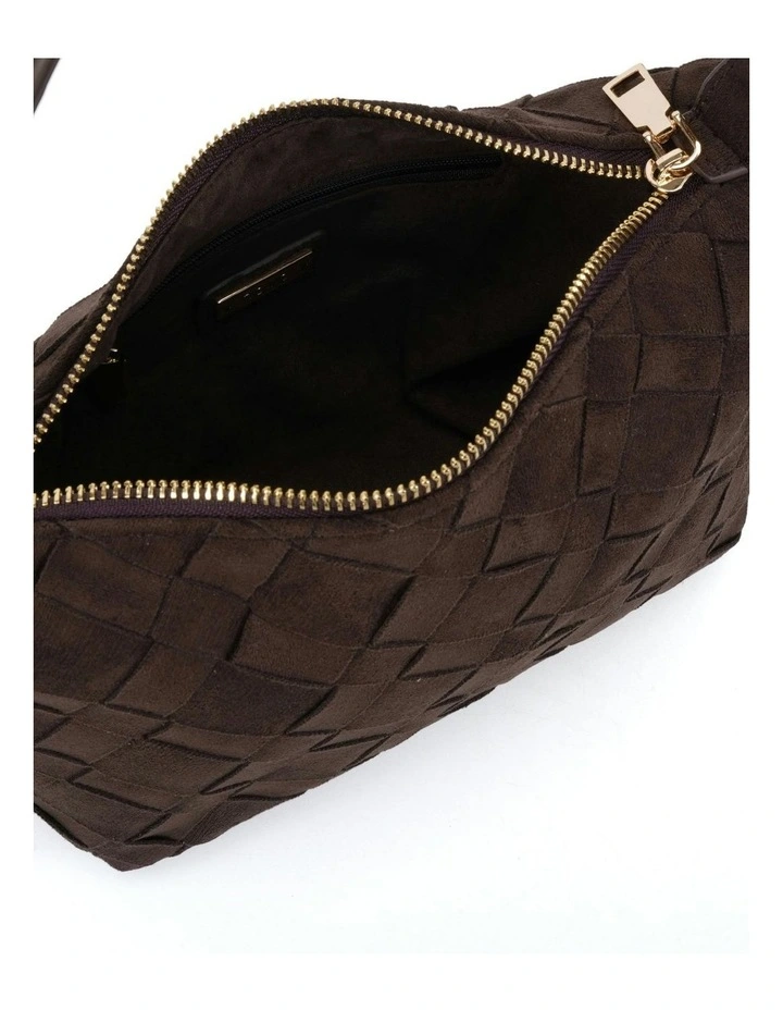 Apo Bag in Espresso Suede image 3
