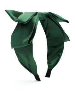 Clover Headband in Dark Green