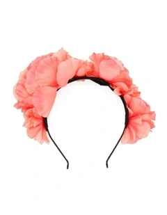 Alexa Headpiece in Coral
