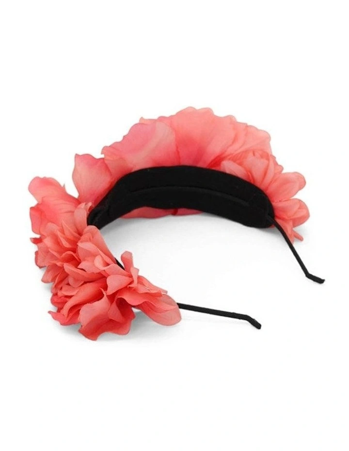 Alexa Headpiece in Coral image 3
