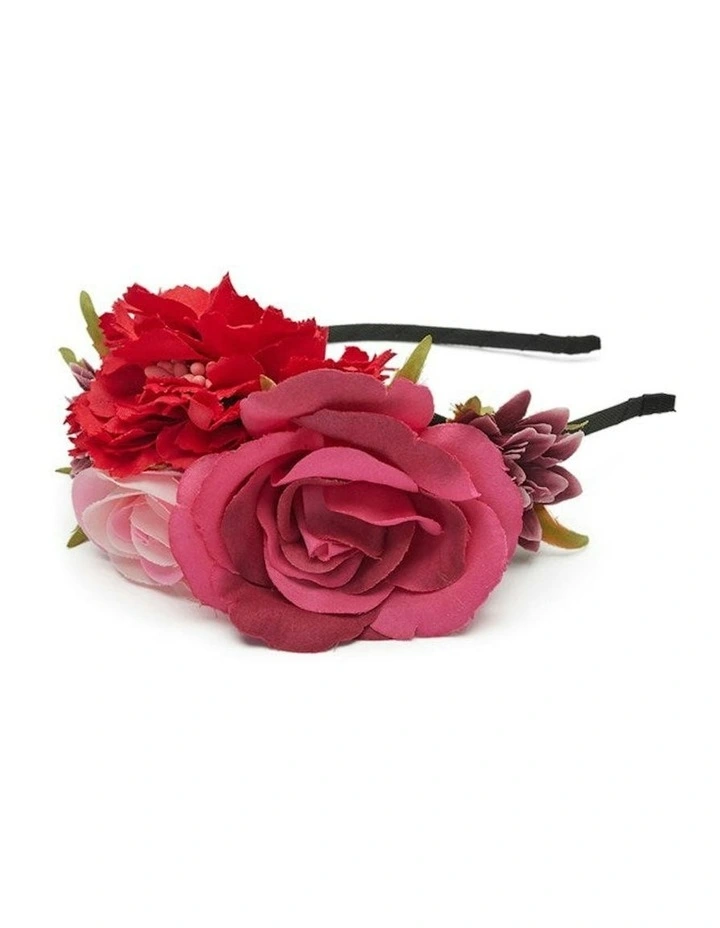 Ivy Headpiece in Pink image 4