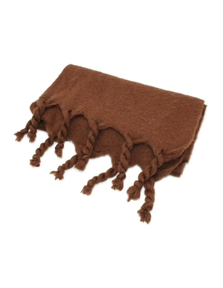 Alaia Scarf in Chocolate image 3