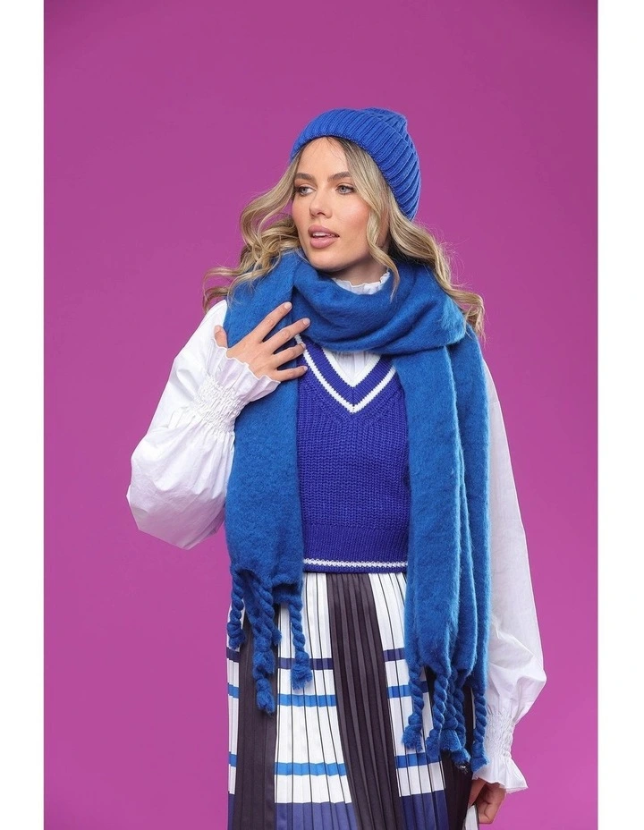 Alaia Scarf in Royal Blue image 2